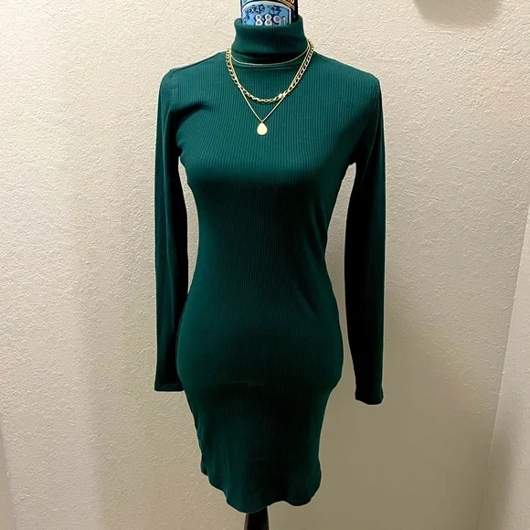 slim fit dress slacks The Cashmere Turtleneck Dress main image 0